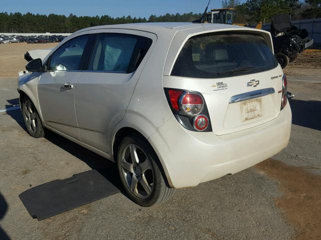 1G1JE6SB6D4204283 - 2013 CHEVROLET SONIC LTZ WHITE photo 3