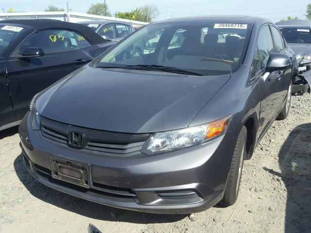 19XFB2F94CE334971 - 2012 HONDA CIVIC EXL გრაფიტი ფოტო 2