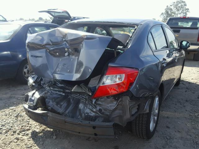 19XFB2F94CE334971 - 2012 HONDA CIVIC EXL გრაფიტი ფოტო 4