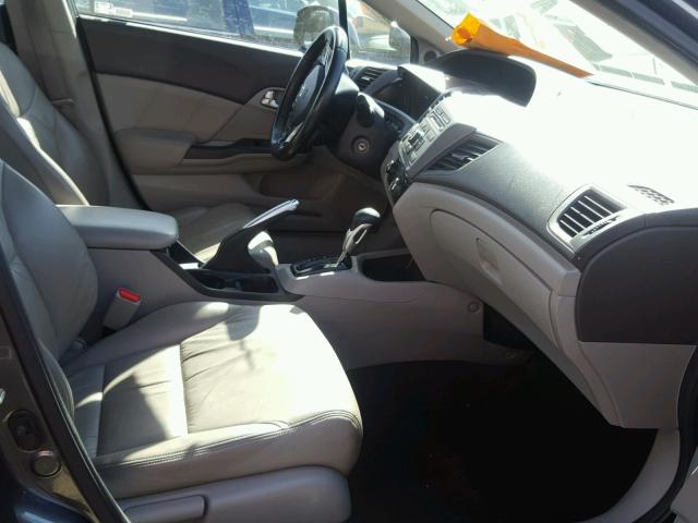 19XFB2F94CE334971 - 2012 HONDA CIVIC EXL გრაფიტი ფოტო 5