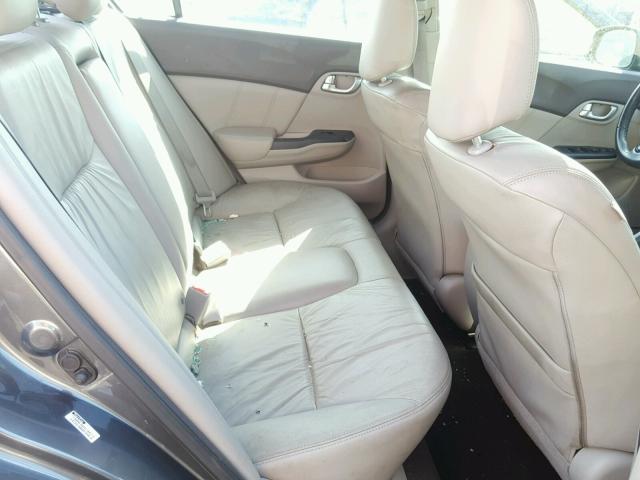 19XFB2F94CE334971 - 2012 HONDA CIVIC EXL გრაფიტი ფოტო 6