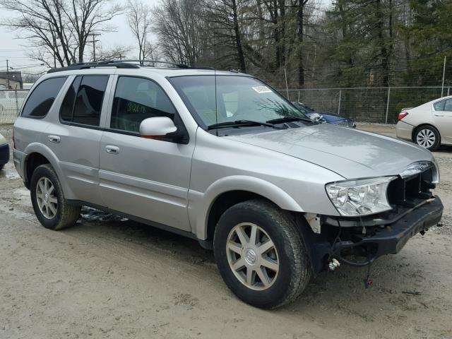 5GADT13S442305413 - 2004 BUICK RAINIER CX SILVER photo 1