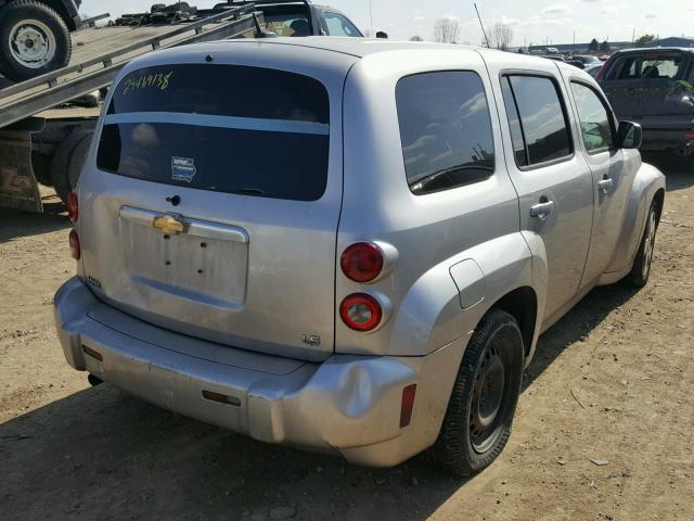 3GNDA13D47S617432 - 2007 CHEVROLET HHR LS SILVER photo 4