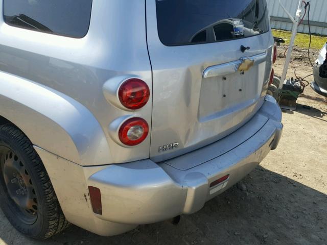 3GNDA13D47S617432 - 2007 CHEVROLET HHR LS SILVER photo 9
