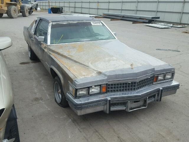 6D47S8Q277756 - 1978 CADILLAC DEVILLE GRAY photo 1