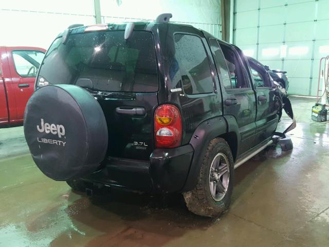 1J4GK38K34W194486 - 2004 JEEP LIBERTY RE BLACK photo 4