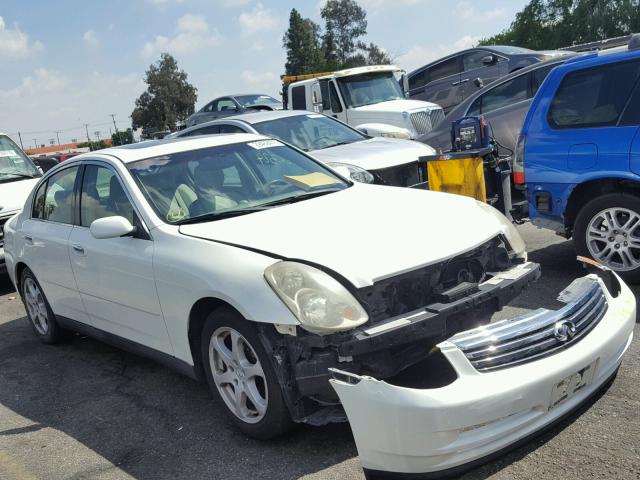 JNKCV51E23M317876 - 2003 INFINITI G35 WHITE photo 1