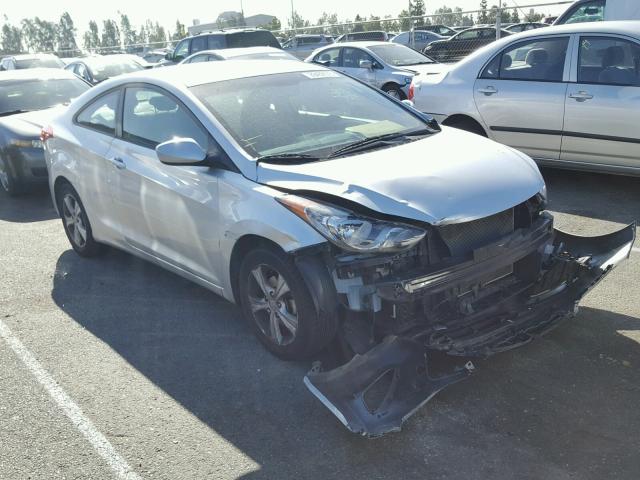 KMHDH6AE9DU014805 - 2013 HYUNDAI ELANTRA CO SILVER photo 1