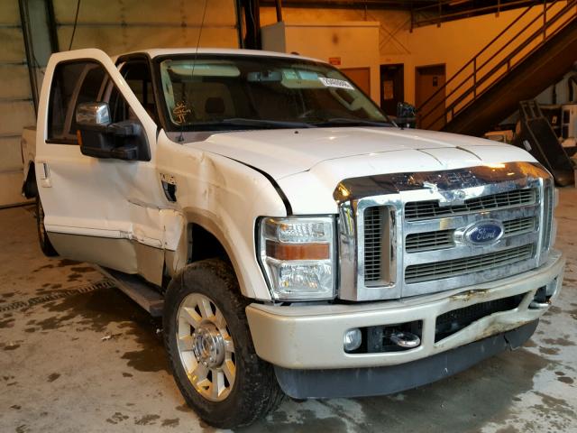 1FTWW3BRXAEB05641 - 2010 FORD F350 SUPER WHITE photo 1