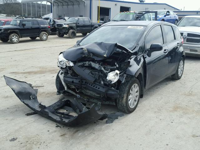 3N1CE2CP7EL412349 - 2014 NISSAN VERSA NOTE BLACK photo 2