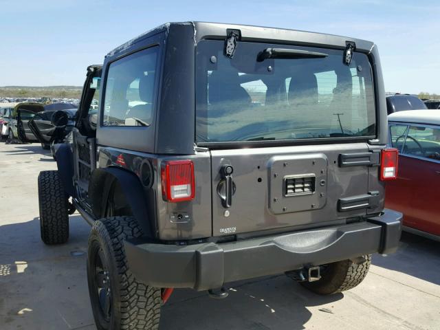 1C4AJWAG6HL543749 - 2017 JEEP WRANGLER S GRAY photo 3