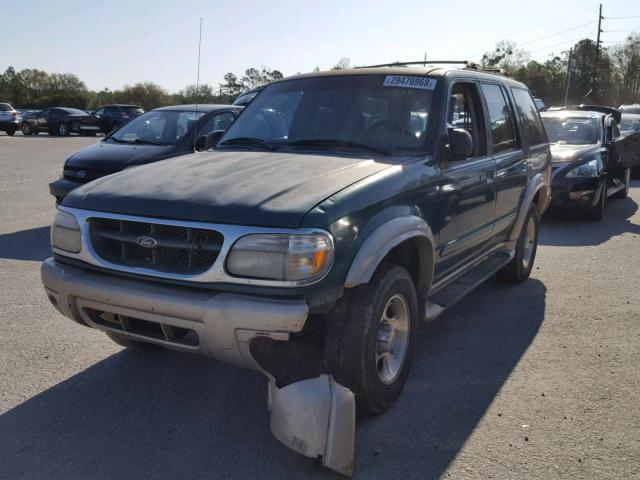 1FMZU32E9XZA72466 - 1999 FORD EXPLORER GREEN photo 2