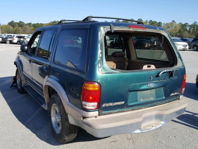 1FMZU32E9XZA72466 - 1999 FORD EXPLORER GREEN photo 3