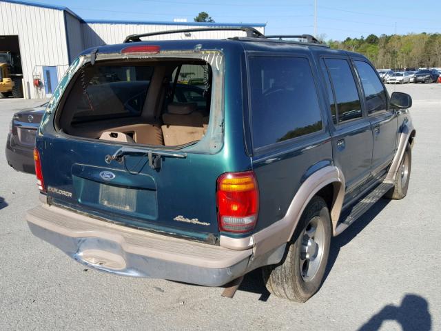 1FMZU32E9XZA72466 - 1999 FORD EXPLORER GREEN photo 4