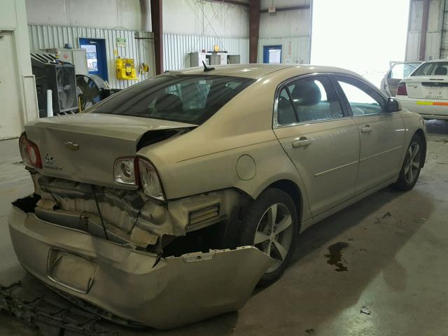 1G1ZC5E1XBF255180 - 2011 CHEVROLET MALIBU 1LT 金色 照片 4