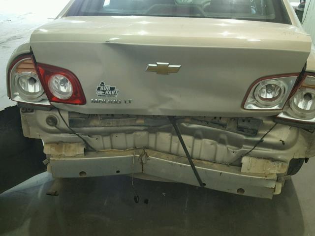 1G1ZC5E1XBF255180 - 2011 CHEVROLET MALIBU 1LT 金色 照片 9