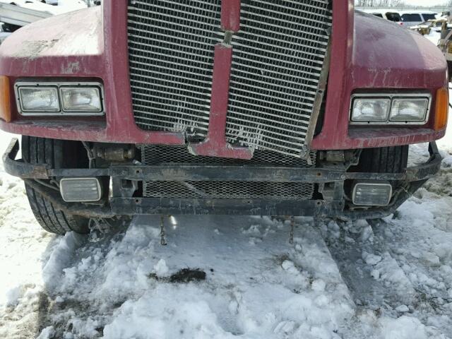 1XKADB9X6SJ642146 - 1995 KENWORTH CONSTRUCTI MAROON photo 10