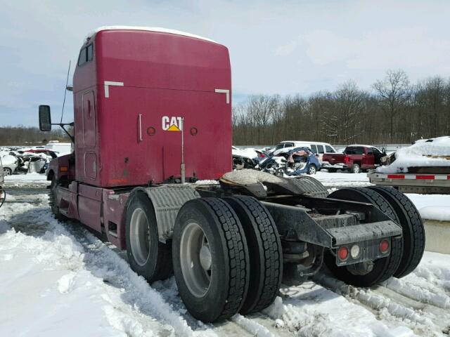 1XKADB9X6SJ642146 - 1995 KENWORTH CONSTRUCTI MAROON photo 3