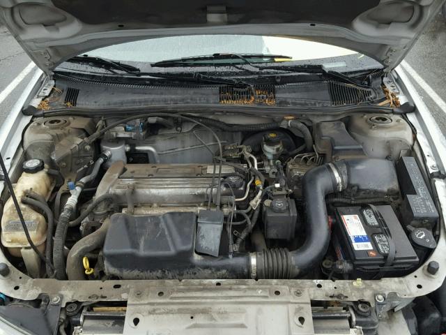 1G1JH12F837372517 - 2003 CHEVROLET CAVALIER L SILVER photo 7