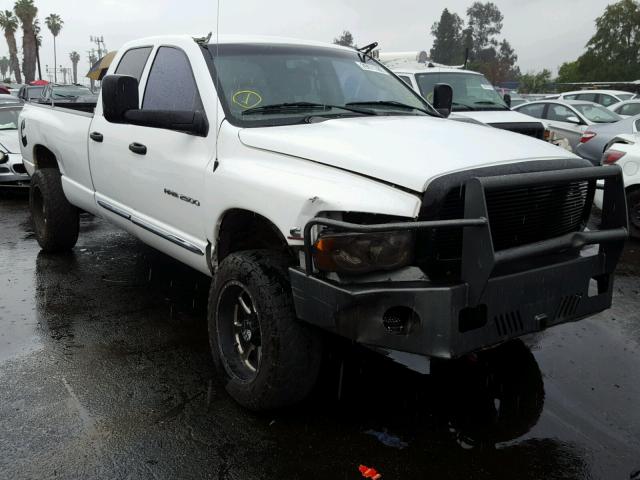 3D7KU28C74G282684 - 2004 DODGE RAM 2500 S WHITE photo 1