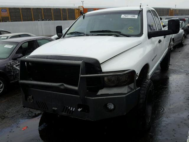 3D7KU28C74G282684 - 2004 DODGE RAM 2500 S WHITE photo 2