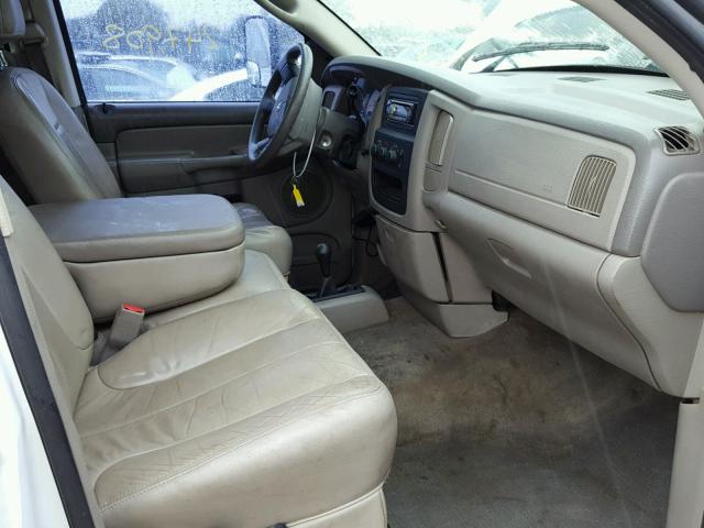 3D7KU28C74G282684 - 2004 DODGE RAM 2500 S WHITE photo 5
