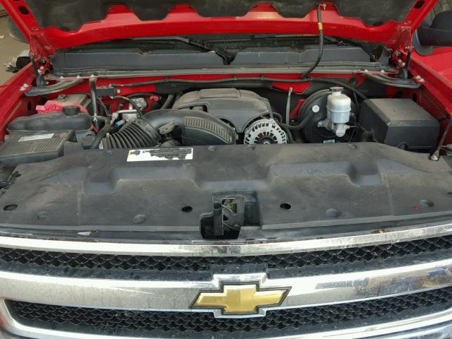 1GCEC29J19Z110133 - 2009 CHEVROLET SILVERADO RED photo 7