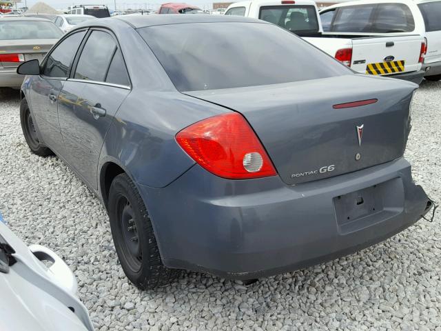 1G2ZF57B684196092 - 2008 PONTIAC G6 VALUE L GRAY photo 3