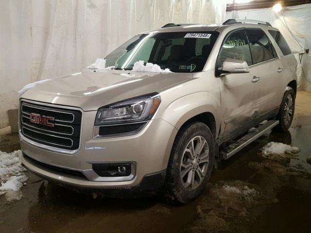 1GKKVRKD0FJ327648 - 2015 GMC ACADIA SLT GOLD photo 2