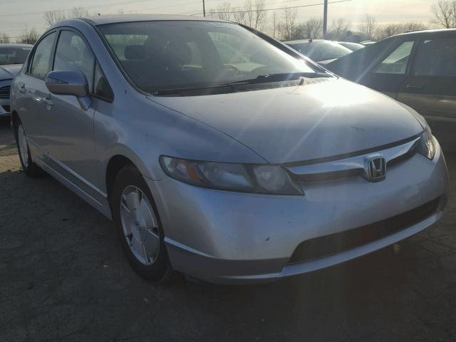 JHMFA36226S016567 - 2006 HONDA CIVIC HYBR SILVER photo 1