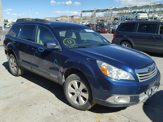 4S4BRDJC4B2413976 - 2011 SUBARU OUTBACK 3. BLUE photo 1