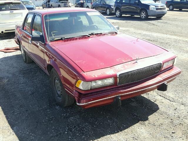 3G4AG55N0PS627376 - 1993 BUICK CENTURY SP RED photo 1