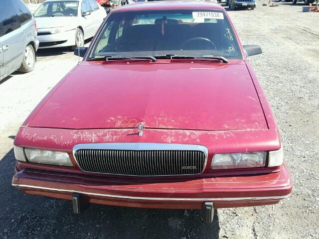 3G4AG55N0PS627376 - 1993 BUICK CENTURY SP RED photo 7