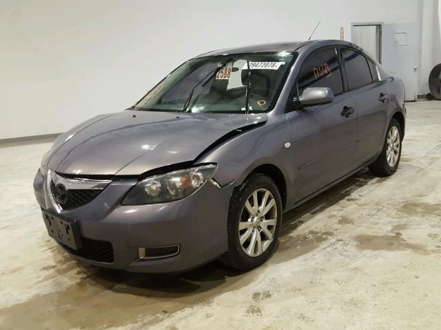 JM1BK12F371720214 - 2007 MAZDA 3 I GRAY photo 2