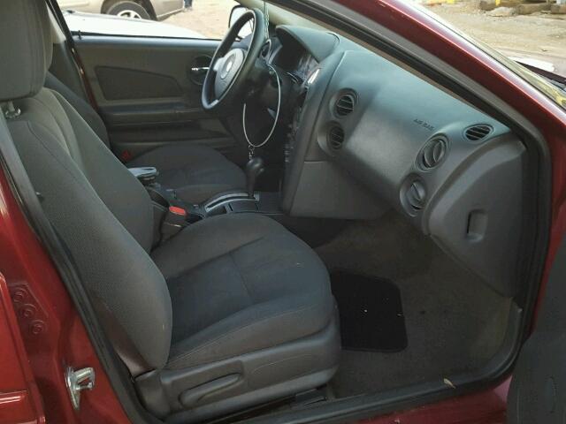 2G2WP522851257750 - 2005 PONTIAC GRAND PRIX BURGUNDY photo 5
