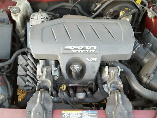 2G2WP522851257750 - 2005 PONTIAC GRAND PRIX BURGUNDY photo 7