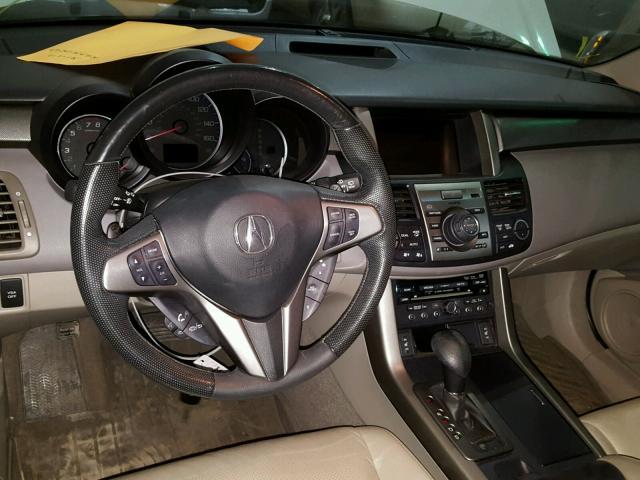 5J8TB1H51BA007311 - 2011 ACURA RDX TECHNO WHITE photo 9