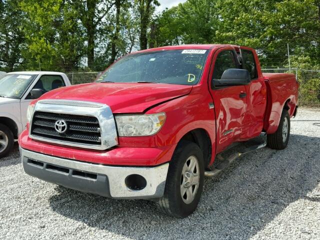 5TFRT54178X018447 - 2008 TOYOTA TUNDRA DOU RED photo 2