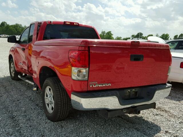 5TFRT54178X018447 - 2008 TOYOTA TUNDRA DOU RED photo 3