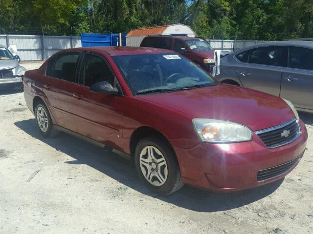 1G1ZS58FX7F235044 - 2007 CHEVROLET MALIBU LS ბურგუნდია ფოტო 1
