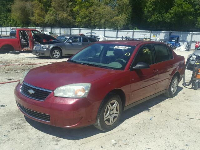 1G1ZS58FX7F235044 - 2007 CHEVROLET MALIBU LS BURGUNDY photo 2