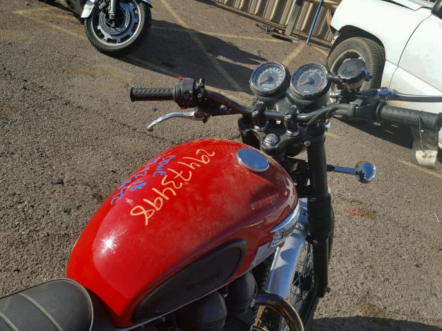 SMT925RNXFT665168 - 2015 TRIUMPH MOTORCYCLE SCRAMBLER RED photo 5