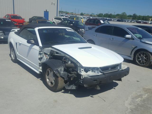 1FAFP4442YF203853 - 2000 FORD MUSTANG WHITE photo 1