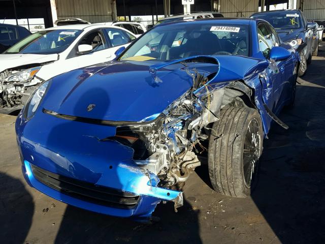 WP0AA2A70GL000453 - 2016 PORSCHE PANAMERA 2 BLUE photo 2