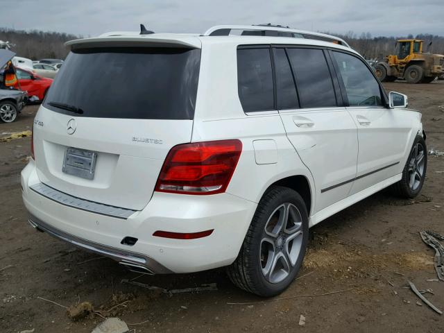 WDCGG0EB0DG133952 - 2013 MERCEDES-BENZ GLK 250 BL WHITE photo 4