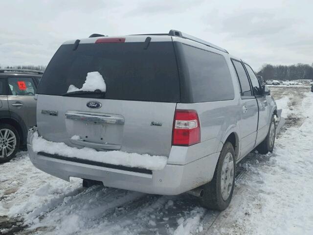 1FMJK2A52EEF65246 - 2014 FORD EXPEDITION SILVER photo 4