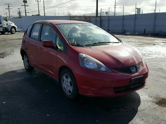 JHMGE8H38DC033957 - 2013 HONDA FIT RED photo 1