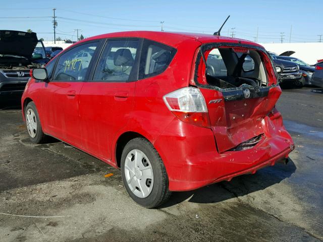 JHMGE8H38DC033957 - 2013 HONDA FIT RED photo 3