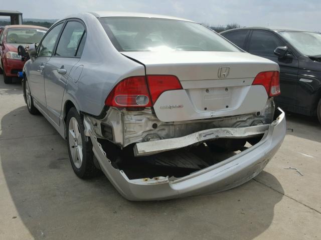 1HGFA16857L104794 - 2007 HONDA CIVIC EX SILVER photo 3