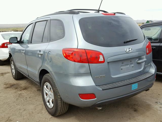 5NMSG13D39H273794 - 2009 HYUNDAI SANTA FE G TEAL photo 3